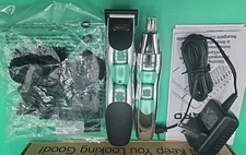 Wahl Rechargeable Groomsman Trimmer Combo Ear Nose Hair Clipper Electric Shaver 