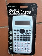WHSmith Scientific Calculator with protective hard cover case Key Stages 3 & 4