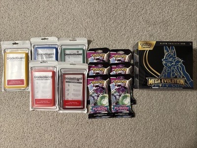 Pokemon Mega Evolution Elite Trainer Box / Fusion Strike / GradeGuard