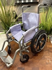 American Girl Lavender/Purple Wheelchair for 18" Doll Exc Cond