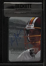 BAS 1999 Skybox Molten Metal Silver Brad Johnson #19GG Seal of Authenticity 3c7