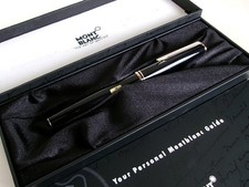 Montblanc Classic Fountain Pen Black GT 14K M Nib