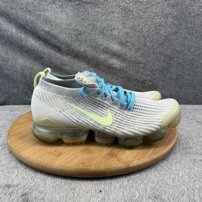 Nike Air VaporMax Flyknit 2 Shoes Womens Size 9 Gray Blue Sneakers DC2051-001