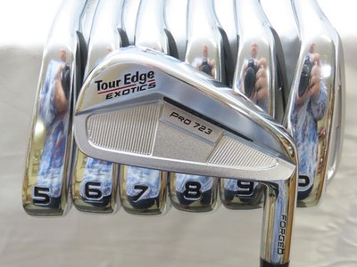 Mint Tour Edge Exotics Pro 723 Forged Iron Set 4-PW Dynamic Gold 105 S300 Stiff