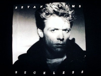 BRYAN ADAMS - RECKLESS - T-SHIRT - GRÖSSE L - FRUIT OF THE LOOM - NEU