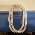 Vintage Cultured Freshwater Pearl Necklace With 10k.Yellow Gold  Clasp 17.5'' — photo 9