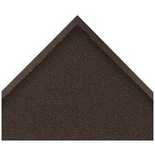 Entrance Mat, Polypropylene, 3/8 in Thick, Black, 3 ft W x 5 ft L