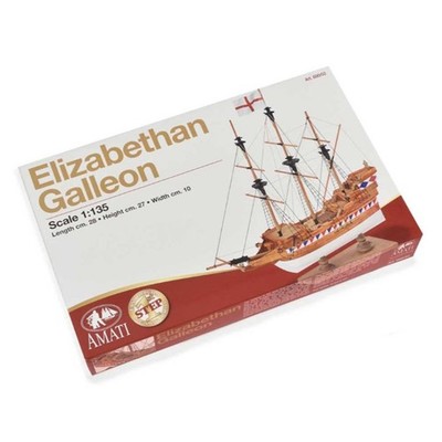 Amati Models #25086 1/135 Elizabethan Galleon Fist Step Kit