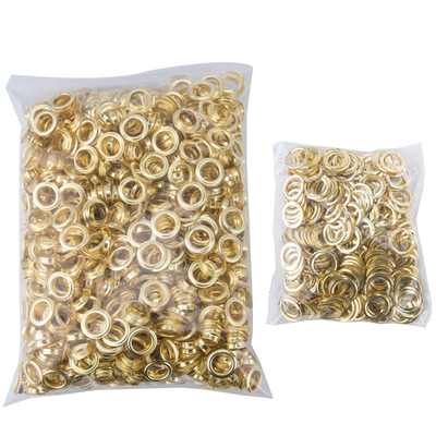 #ad Grommets 1 2 Inch Gold 1000Pcs Washers and 1000Pcs Grommets Kit for Grommet Tool $29.84