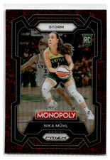 2024 WNBA Prizm Monopoly - Red Icons -Nika Muhl #4