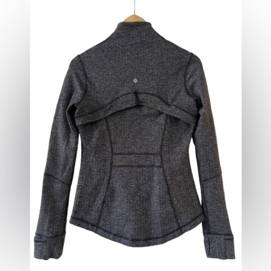 Lululemon Define Jacket Herringbone Charcoal Gray… - image 2