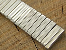 Forstner NOS Unused Stainless Steel 16mm Watch Band Scissor Expansion Vintage