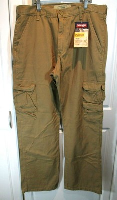Wrangler ~ Khaki Cargo Pants ~ Relaxed Fit ~ Straight Leg ~ Lower Waist ~ 34/32 | eBay