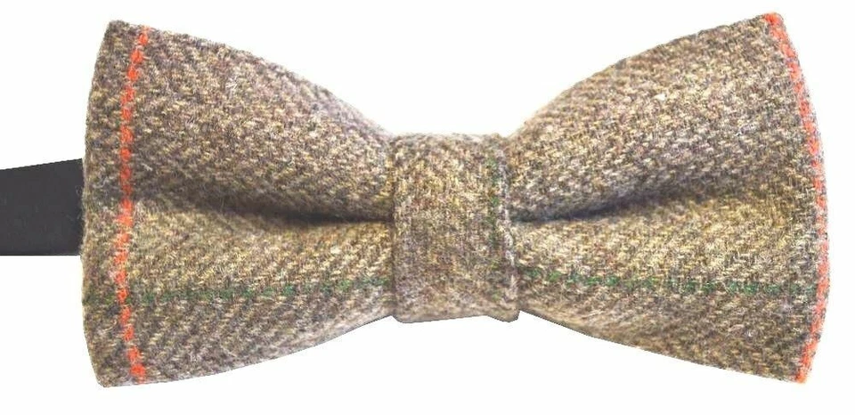 Mens Waistcoat Brown Tweed Herringbone Check Wool Blend Vest Gilet - All Sizes - Image 4 of 4