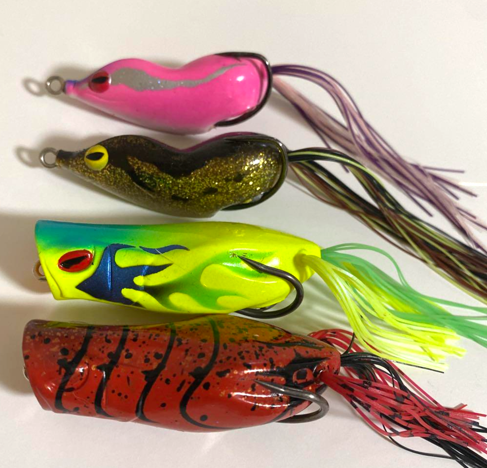 JACKALL IOBee (x2) & Gavacho Frog (x2) Lures Set, Ken Iyobe, Japan