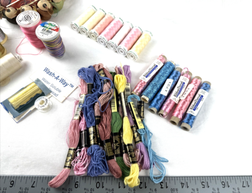Lot- Embroidery Sewing Thread YLI Mettler DMC +, 12 Head Pin Cushion, Free Ship - Picture 14 of 17