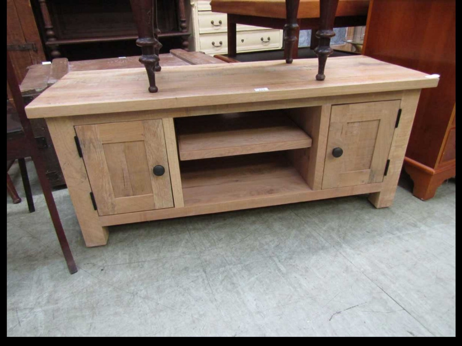 SOLID OAK TV eBay