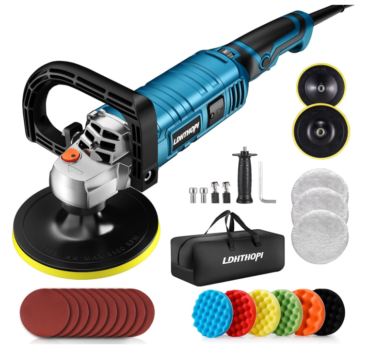 Pulidora Makita Lijadora Kit Pulidoras Para Autos-Y Mas Pulidor De Carros NUEVO