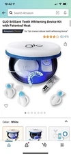 GLO Science GLO Lit At-Home Teeth Whitening Device Kit Bluetooth Enabled SEALED