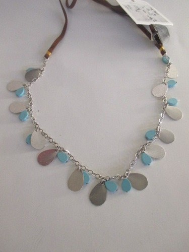 LOTE DE 6 PIEZAS Collar Corbata Dije Marrón Latón Cuentas Turcas Dije Anthropologie Nuevo con Etiquetas $28 - Imagen 7 de 7