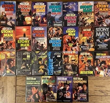 25 Mack Bolan Stony Man & Other Paperback Books - See Pics
