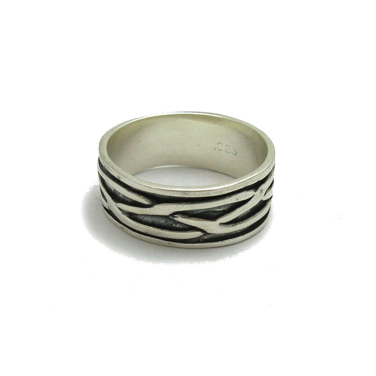 Schlichter Echter Sterling Silber Ring Massiver 925 Nickelfreier Handgemacht
