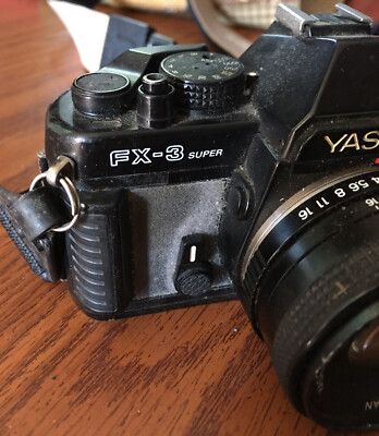 Yashica FX-3 Super 35mm SLR w/ml 50mm 1:1.9 Lens - Take A Look