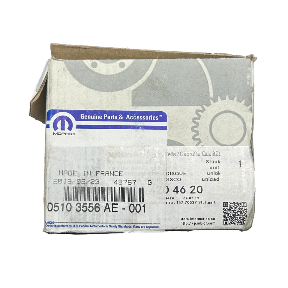 NEW OEM 2002-2006 Dodge Sprinter 2500 3500 Disc Brake Pad Set Foto 3 de 3