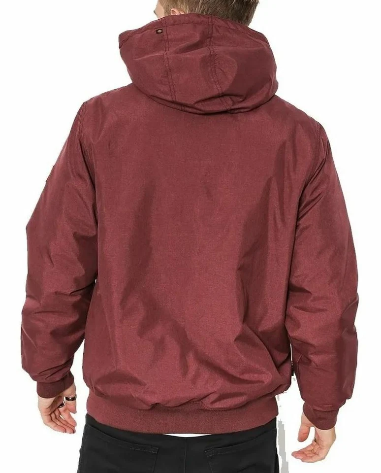 Nuevo Nuevo Con Etiquetas Element Para Hombre Chaqueta Dulcey Con Capucha Bolsillos Frontales Cremallera Talla Mediana Foto 4 de 4