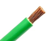 20 FT GREEN 6 Gauge AWG Welding Lead Battery Cable Copper Wire MADE IN USA 