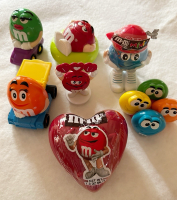 #ad #ad Mamp;M Lot of 7 Vintage Mamp;Ms Candy Toys Figurines Figures $11.99
