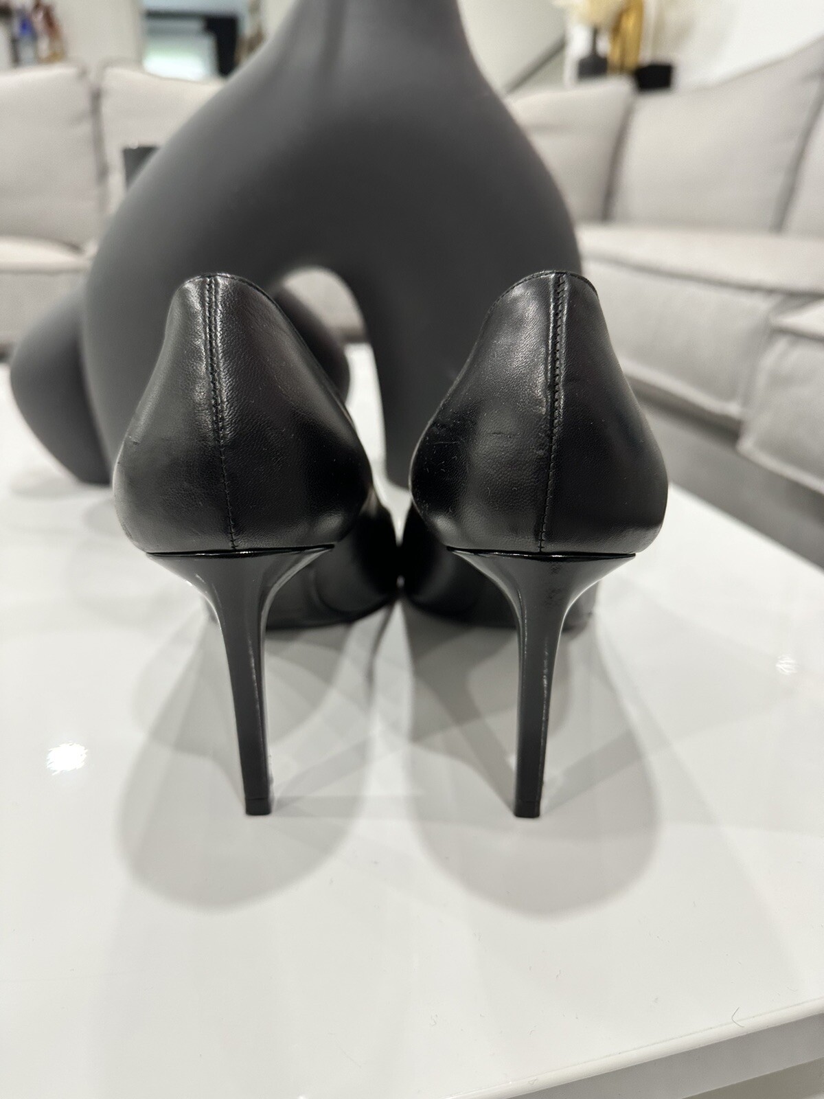 Décolleté Saint Laurent pelle nera 38 5
