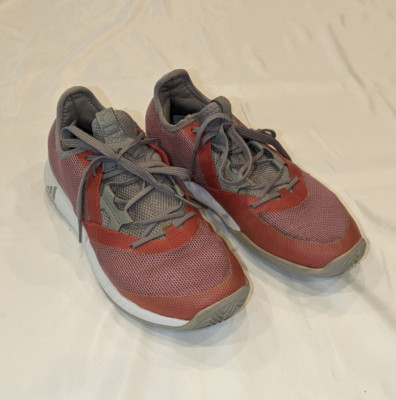 Adidas Adizero Defiant Bounce Shoes Red/Gray Size 6.5