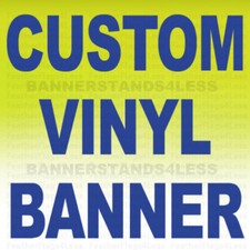 Custom Vinyl Banner Sign Printing Many Sizes - Various Sizes