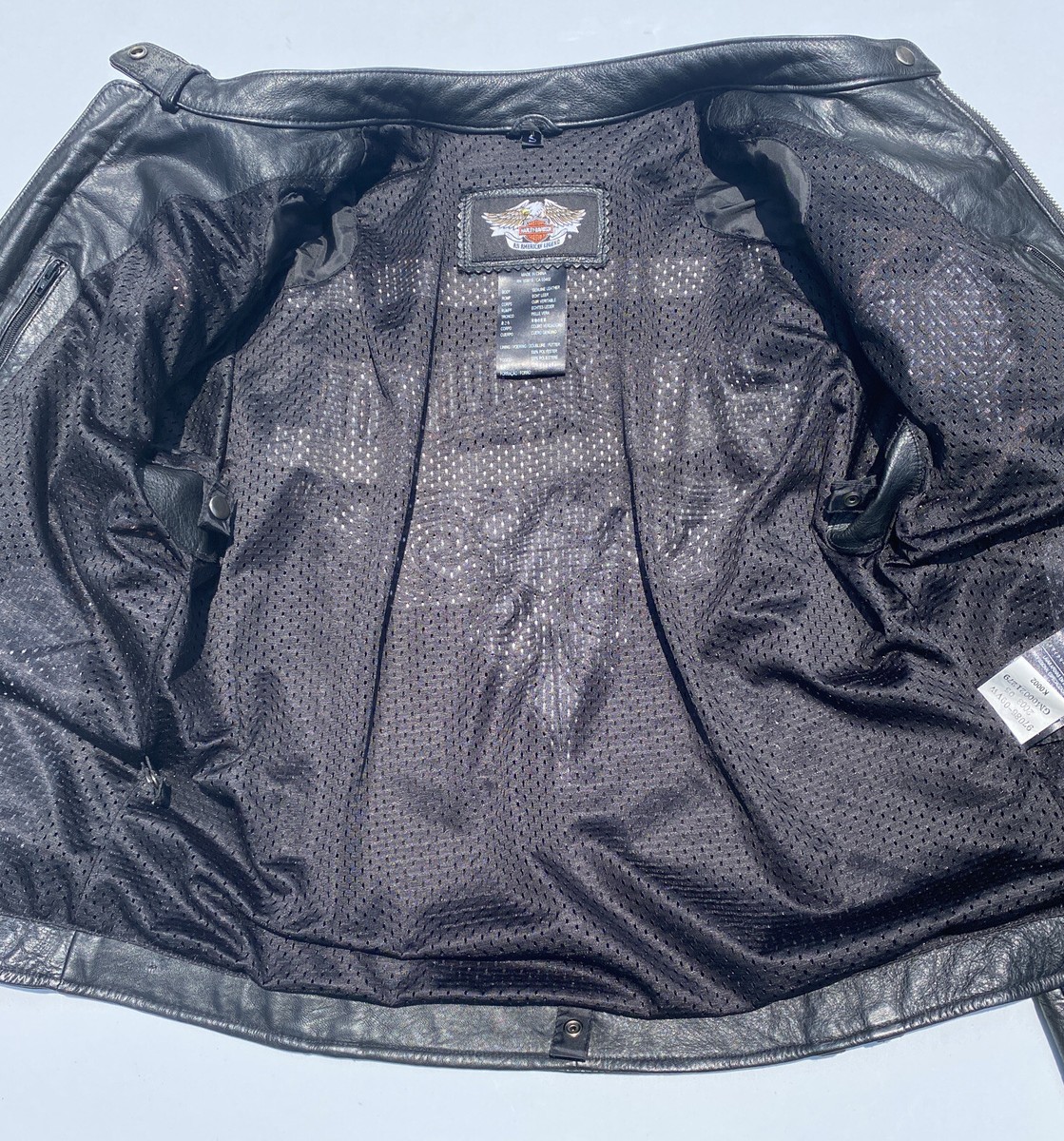 Harley Davidson Women TEMPEST Leather Jacket Black Pink Harley Davidson Women TEMPEST Leather Jacket Black Pink