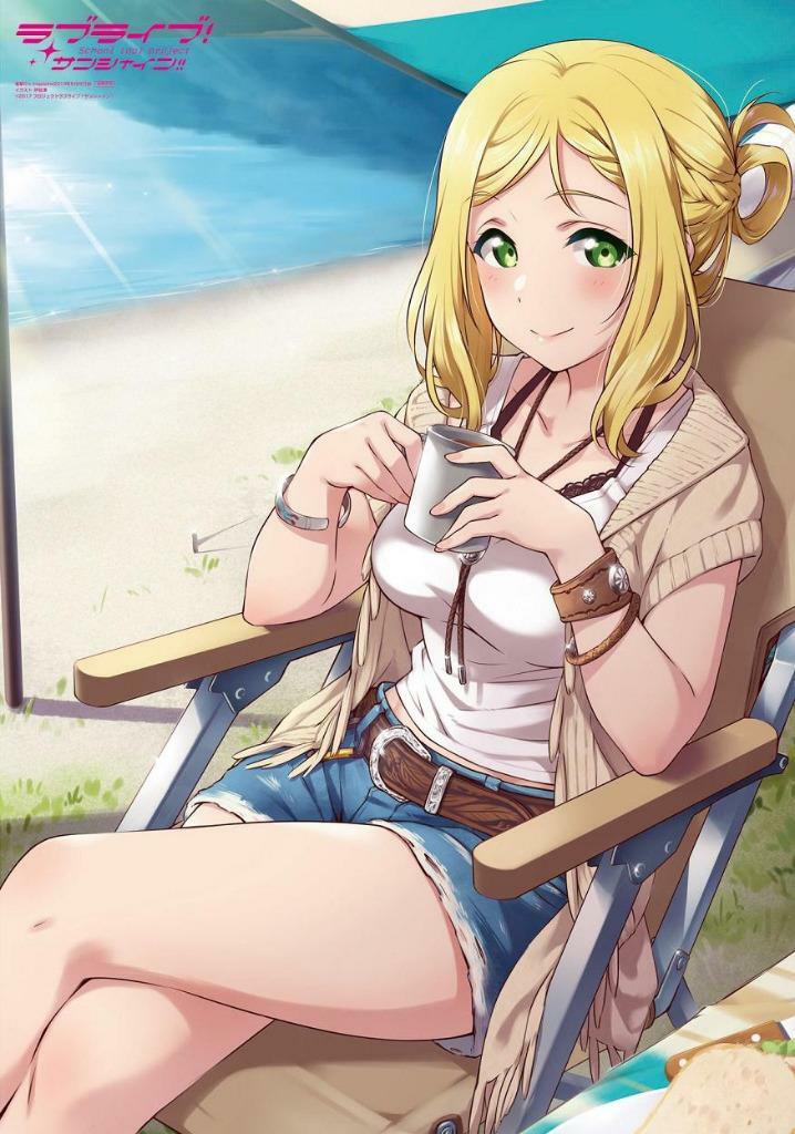 LoveLive Sunshine Mari Ohara Vacation Ver. Big Poster Promo