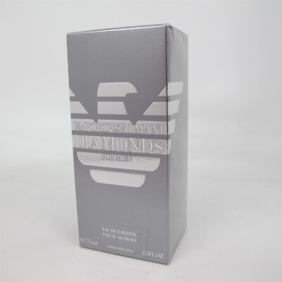 EMPORIO DIAMONDS for Men by Giorgio Armani 75ml/2.5 oz Eau de Toilette Spray NIB