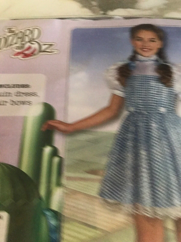 Fantasia infantil The Wizard of Oz Dorthy nova no pacote tamanho pequeno 4-6 - Imagem 3 de 4