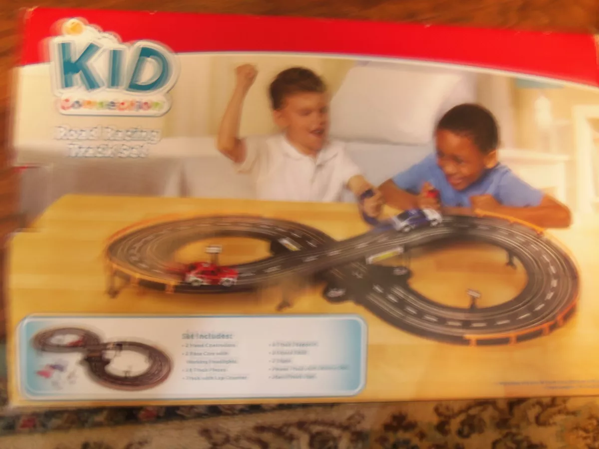 NEW Kid Connection Toy 37 Piece Road Racing Track Set Battery Operated