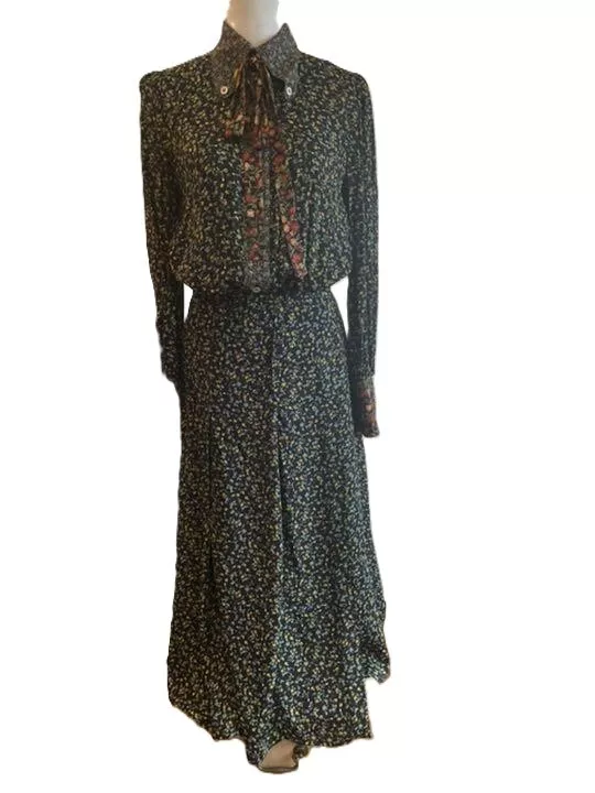 Jupe longue une pièce femme Gucci 2020 motif Liberté multicolore occasion taille M