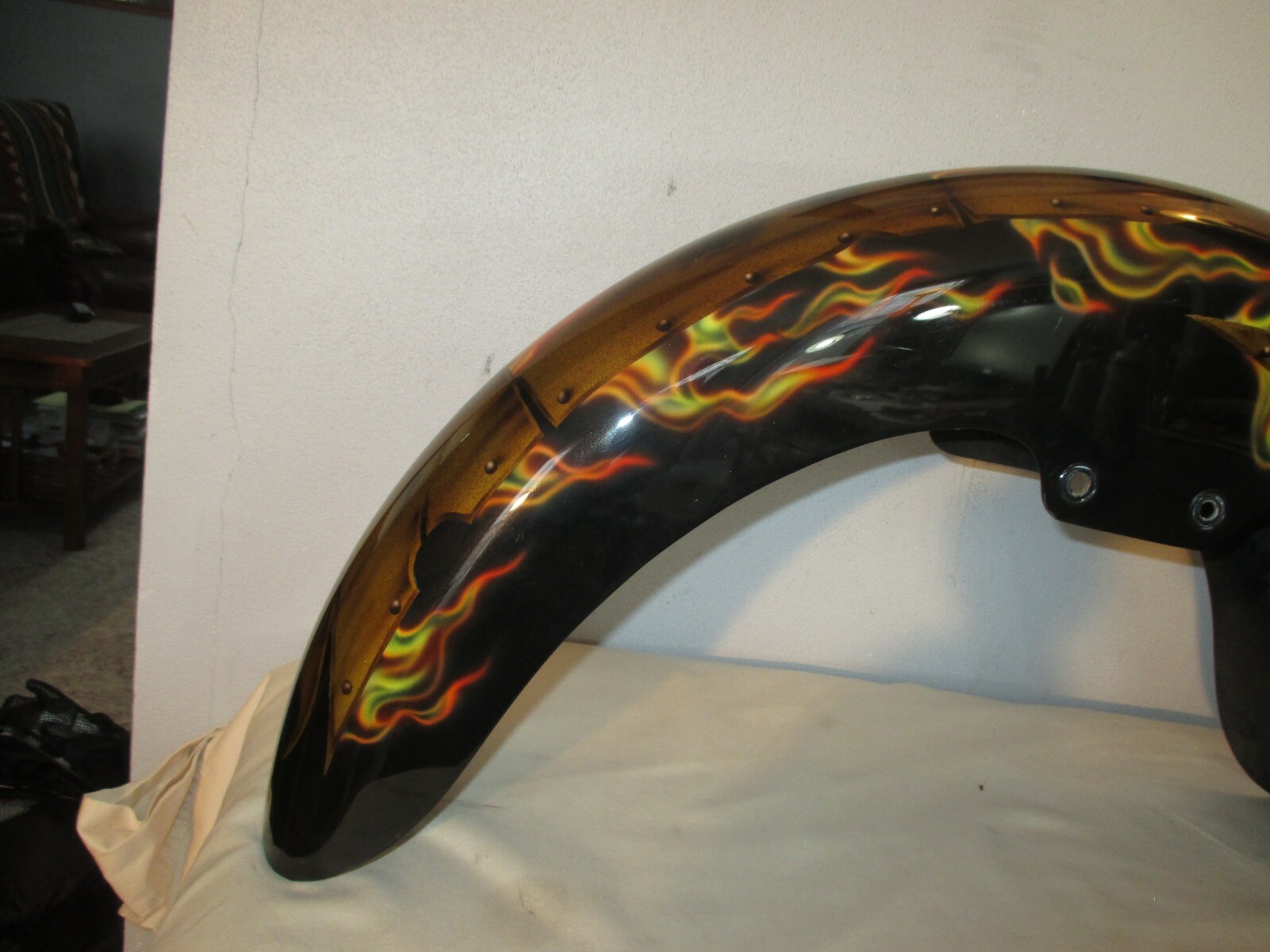 21 Wrap Front Fender For Harley Touring Street Glide Road King Custom Bagger - Foto 7