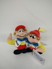 The Disney Store Tweedle Dee  Dum Wonderland Bean Bag Plush Stuffed 8" with TAG
