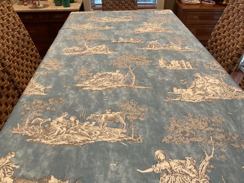 Bloomingdale's 1872 CLASSIC TOILE Full/Queen Duvet Comforter Cover - EXCELLENT - Picture 1 of 9