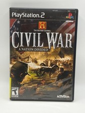 Activision PlayStation 2 Game Civil War A Nation Divided PS2 Disc Case Insert T