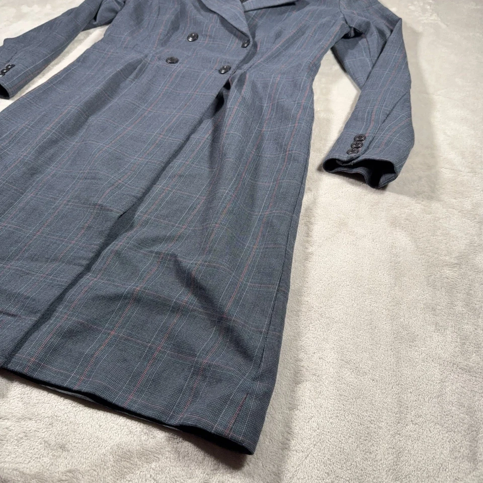 Pendleton Blazer Jacket Dress Gray Plaid Wool USA Made Business Women’s Sz 12 - Image 3 of 4