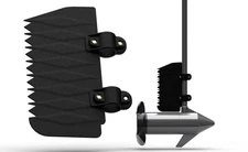 Rudder Clamp on Boat Rudder Fits Most 24 to 55 Trolling Motors, Kayak Rudder