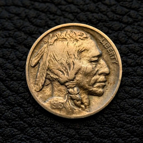 (ITM-7239) 1913-P T-1 Buffalo Nickel ~ Very Fine+ (VF+) Cndtn ~ COMBO SHIPPING!