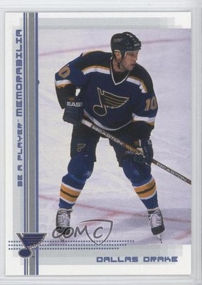 2000-01 ITG Be A Player Memorabilia Sapphire 51/100 Dallas Drake #405 m5x