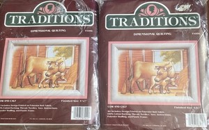 Traditions Dimensional Quilting T5006 1985 - 2 Kits - Cow and Calf