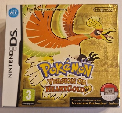 Pokémon Version Or HeartGold Nintendo DS FR + Pokéwalker CIB OVP